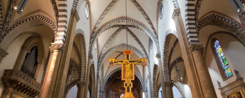 Santa Maria Novella church, Crucifix by Giotto