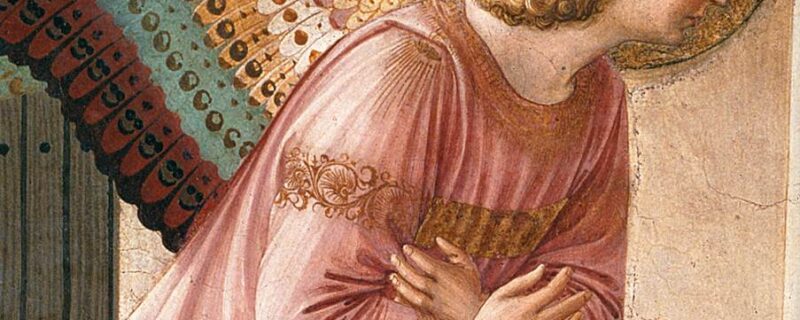 A detail of the 'Annunciation' by Fra Angelico