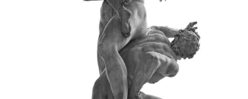 Piazza della Signoria, The Rape of the Sabine Women by Giambologna