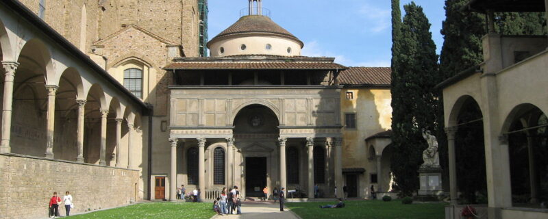 Basilica di Santa Croce, Pazzi Chapel by Brunelleschi