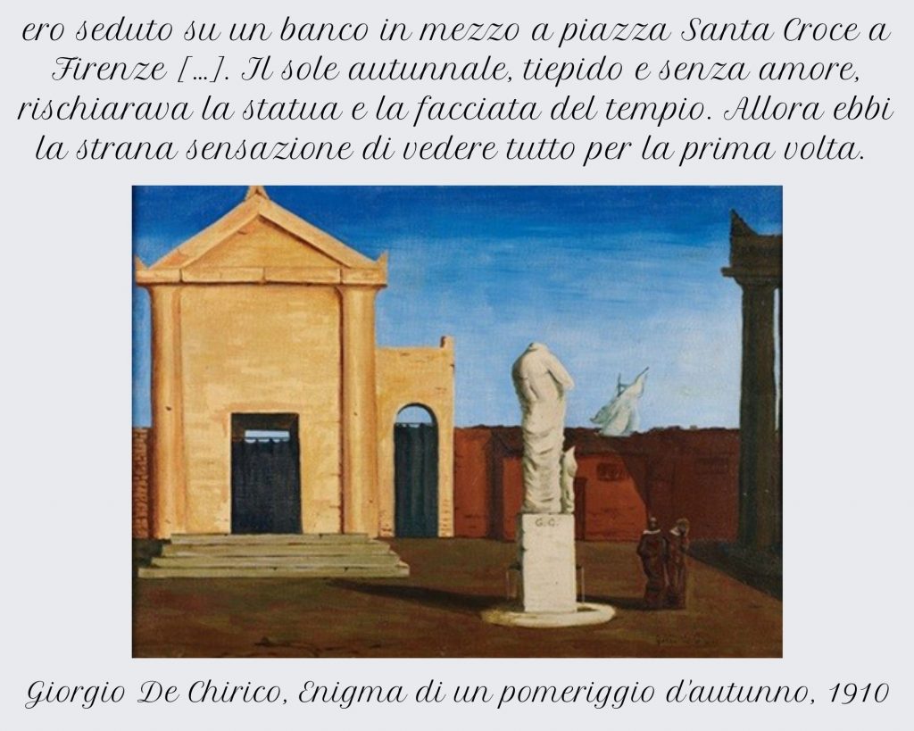 De Chirico Le piazza di Italia: Santa Croce